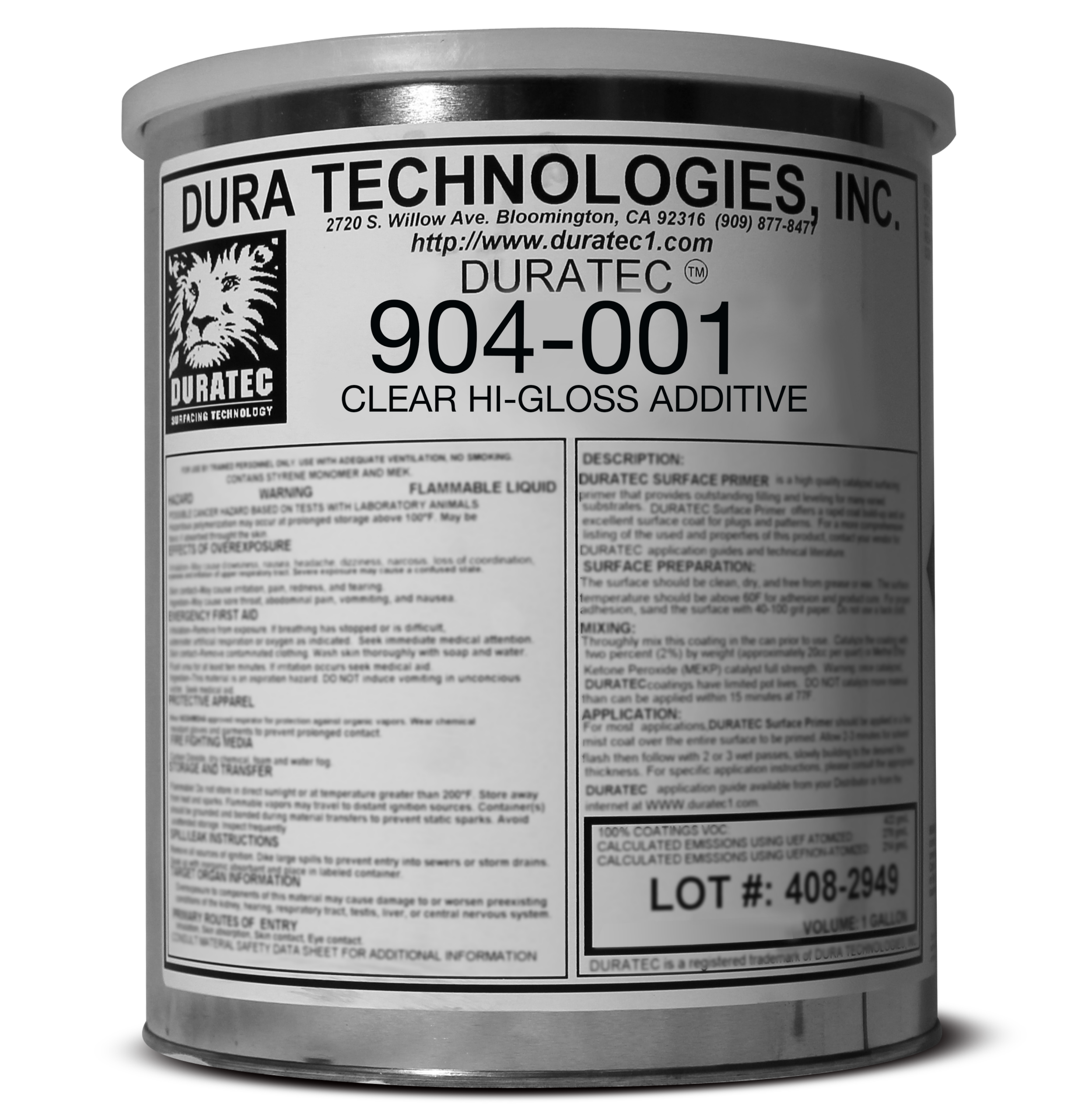 904-001 duratec hi gloss additive