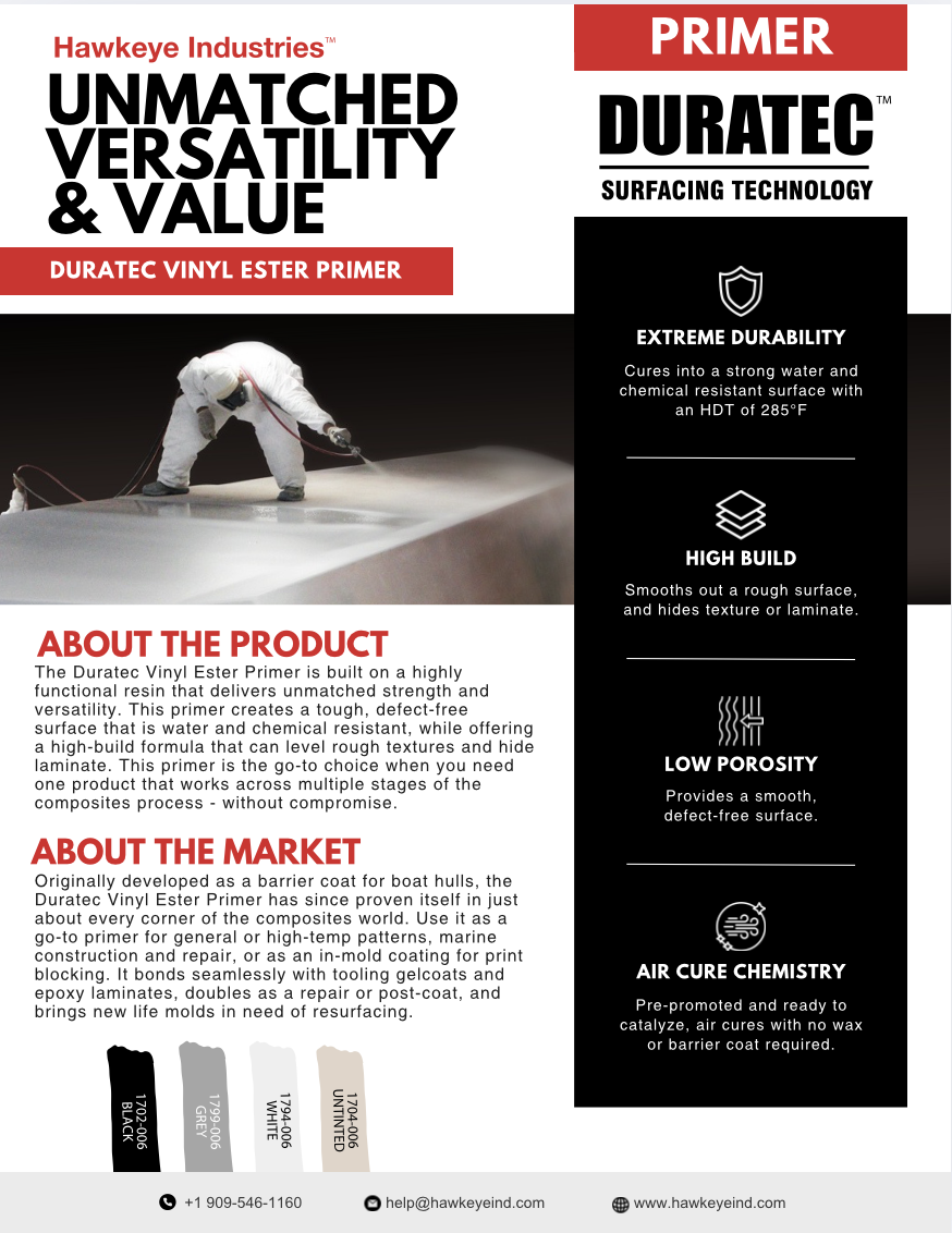 vinyl ester primer flyer